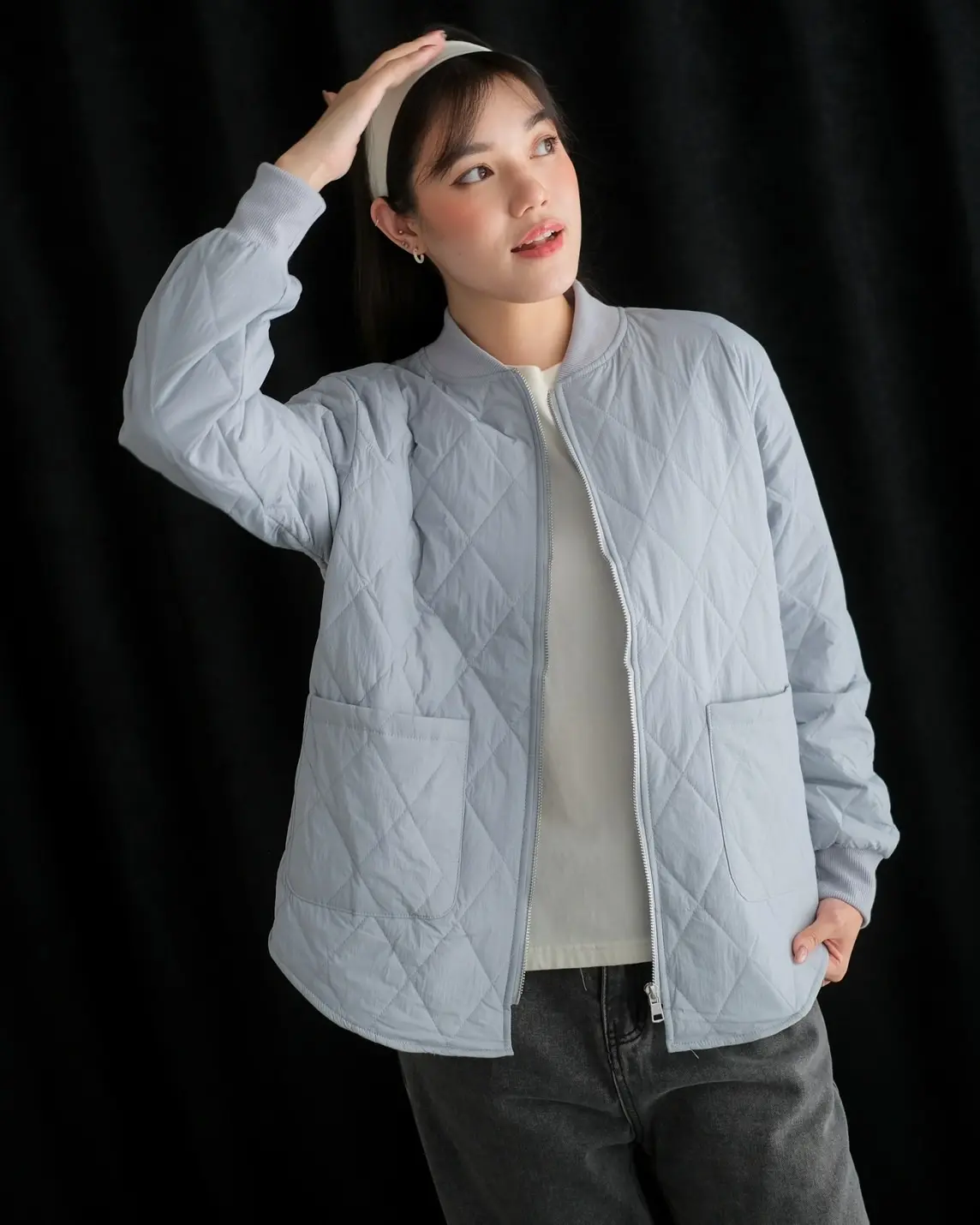 Wayla Jacket Kode 733 Light Grey - Image 4