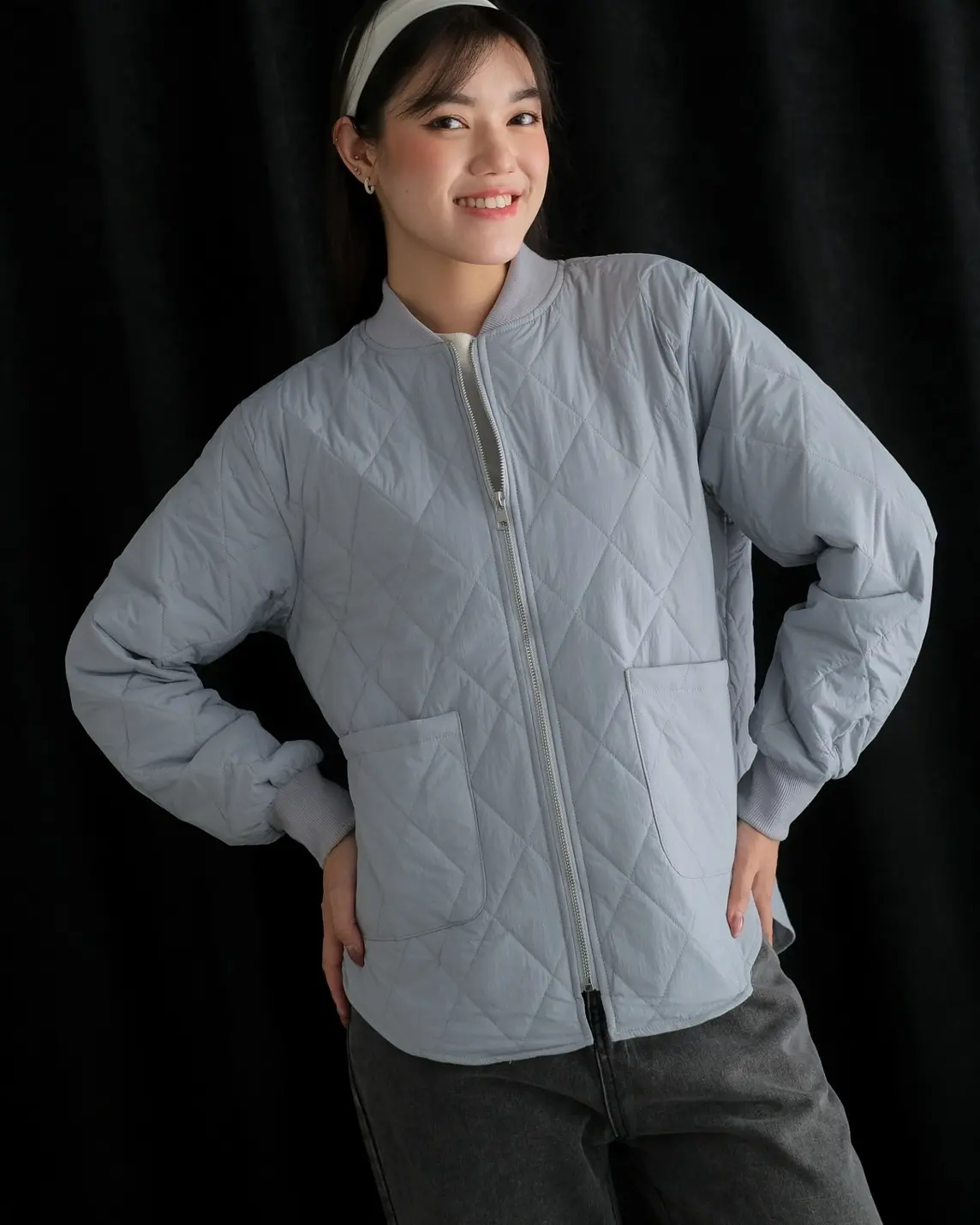 Wayla Jacket Kode 733 Light Grey - Image 2