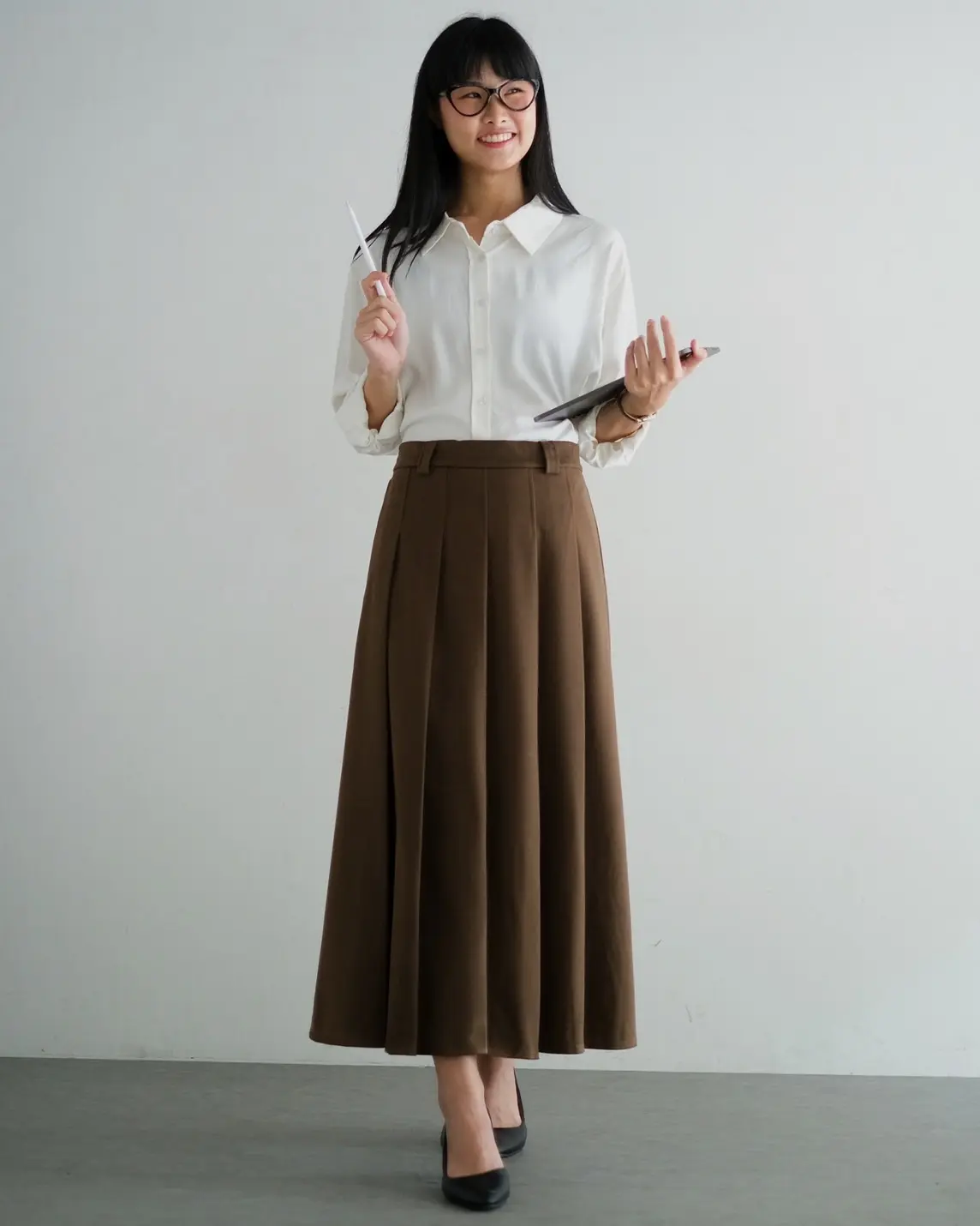 Xevera Skirt Kode 8973 Coffee - Image 3