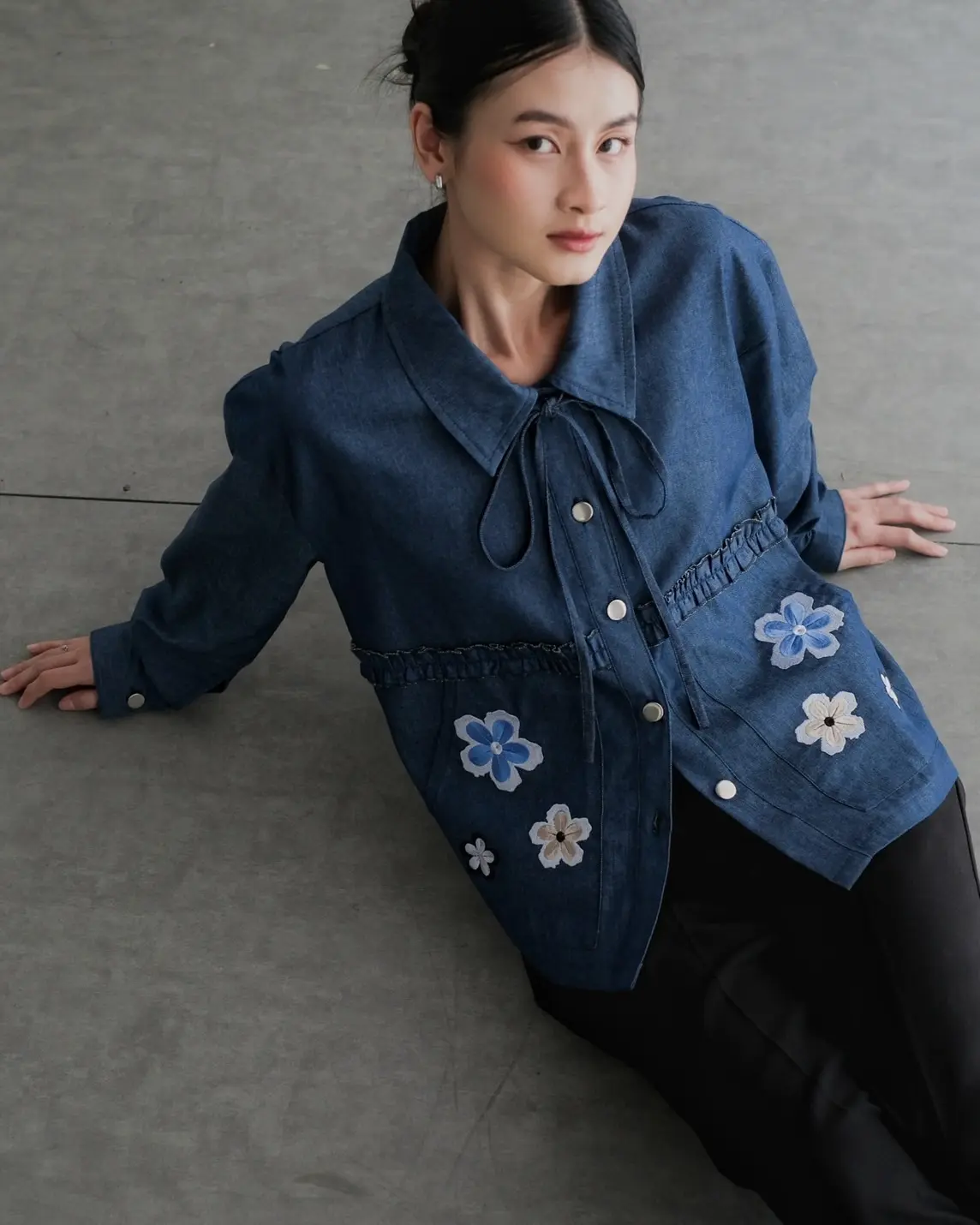 Zoe Denim Shirt Dark Blue