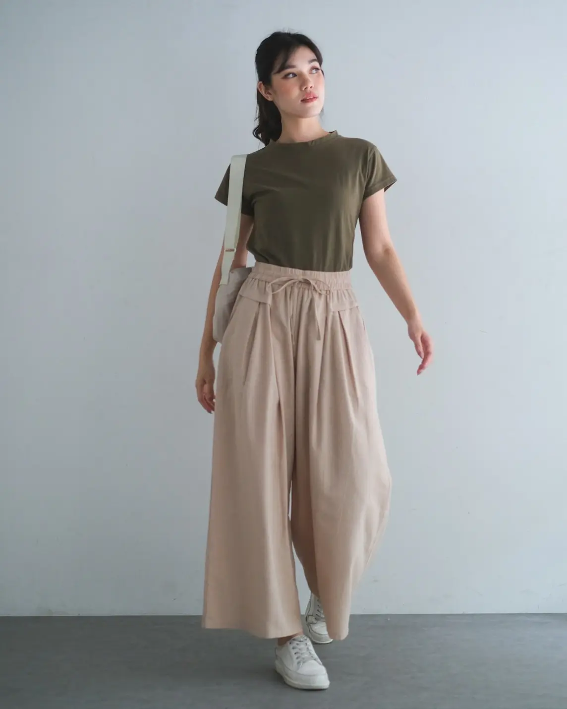 Caelia Cullote Pants Kode 2110 Khaki - Image 2