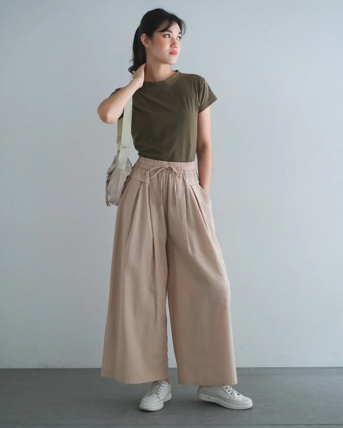 Caelia Cullote Pants Kode 2110 Khaki
