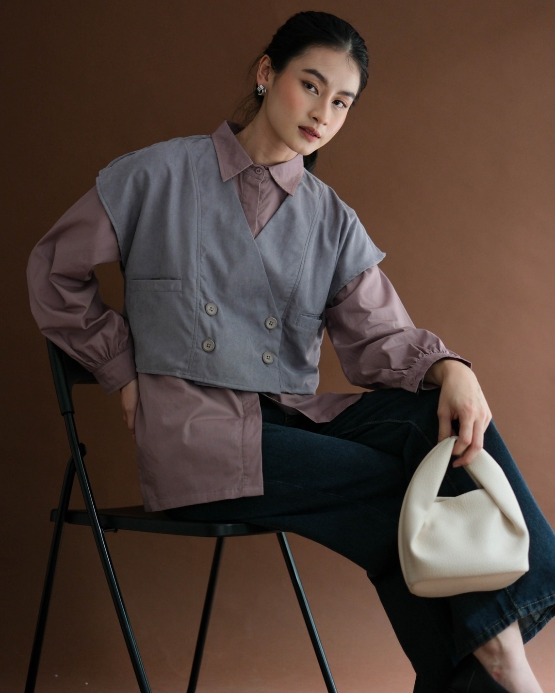 Alpha Shirt Mauve - Image 3