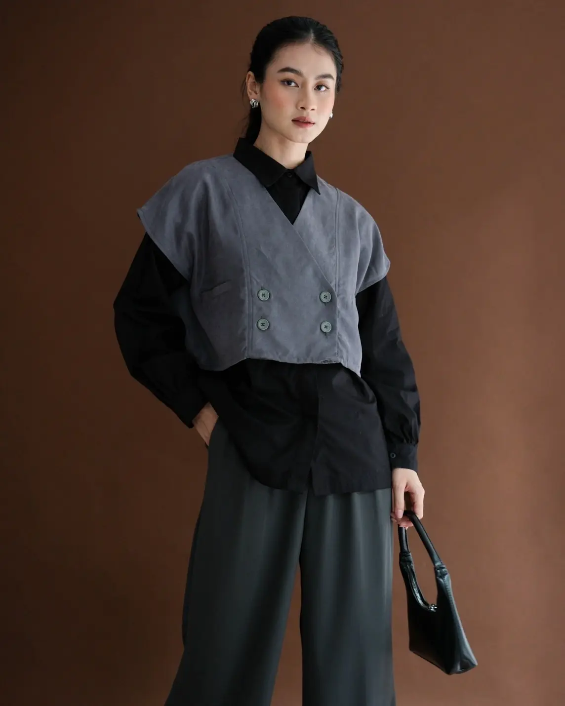 Alpha Shirt Dark Grey - Image 2