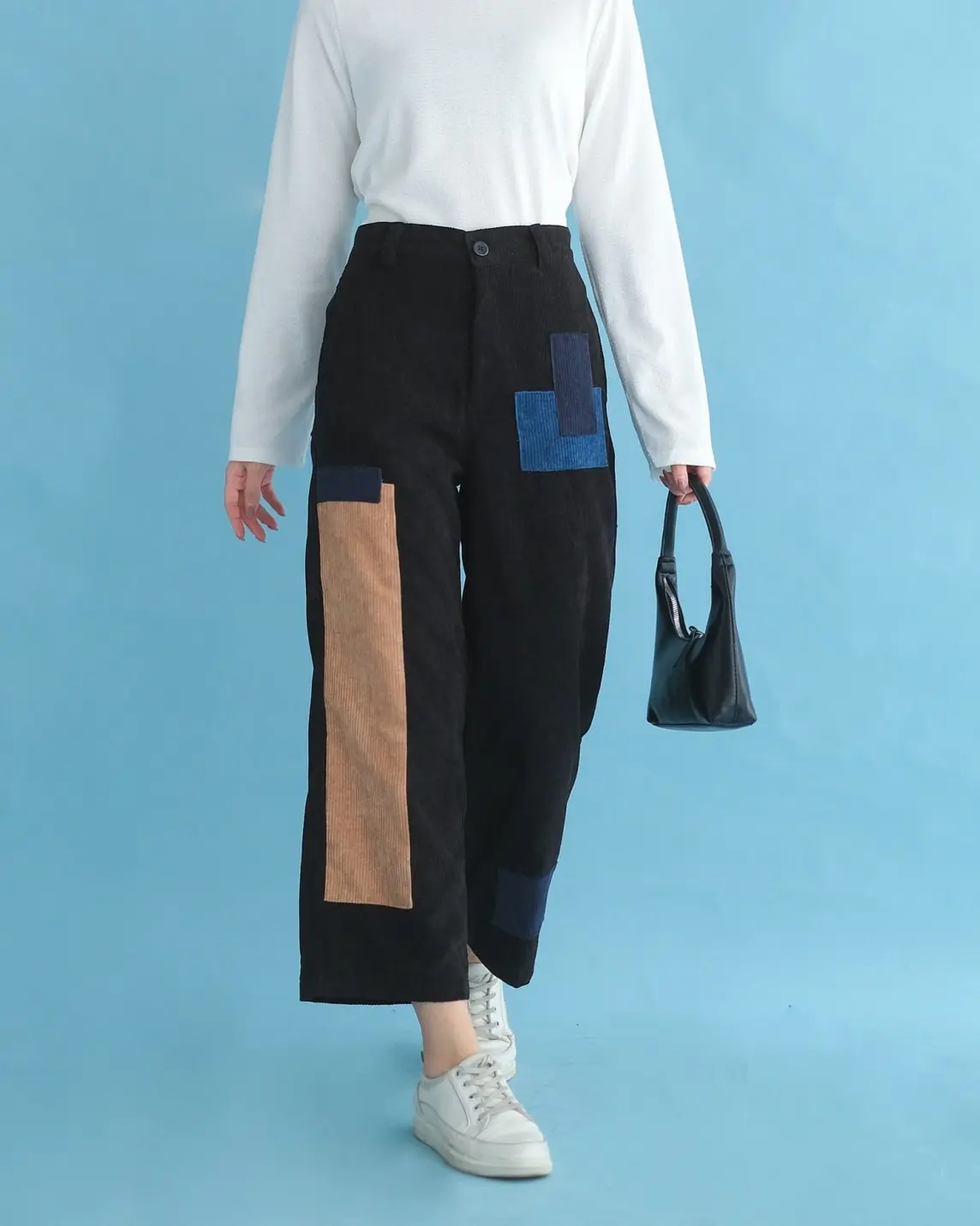 Rael Corduroy Pants Black