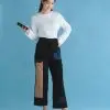 Rael Corduroy Pants Black - Image 2