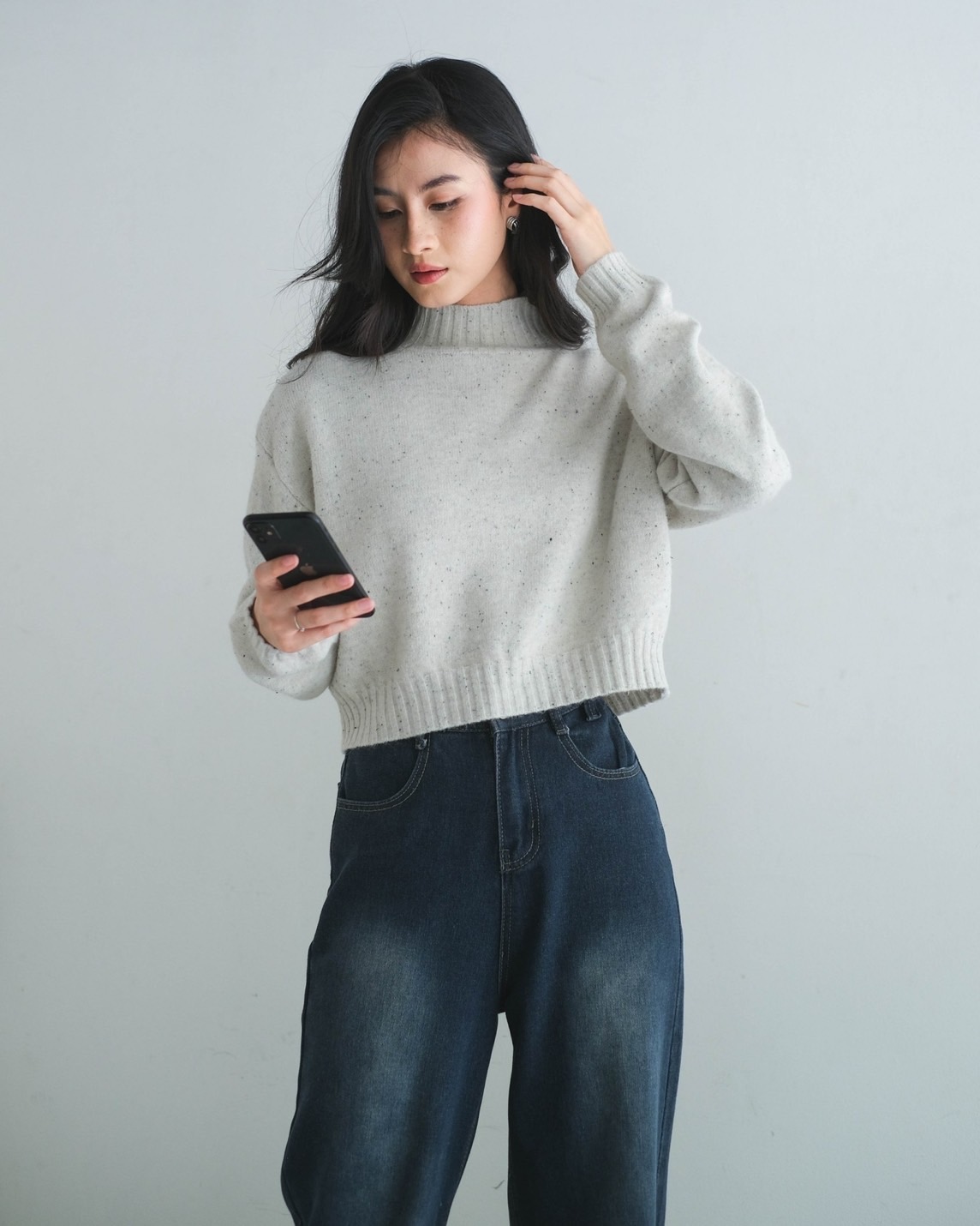 Berina Turtleneck Longsleeve Kode 213D Beige