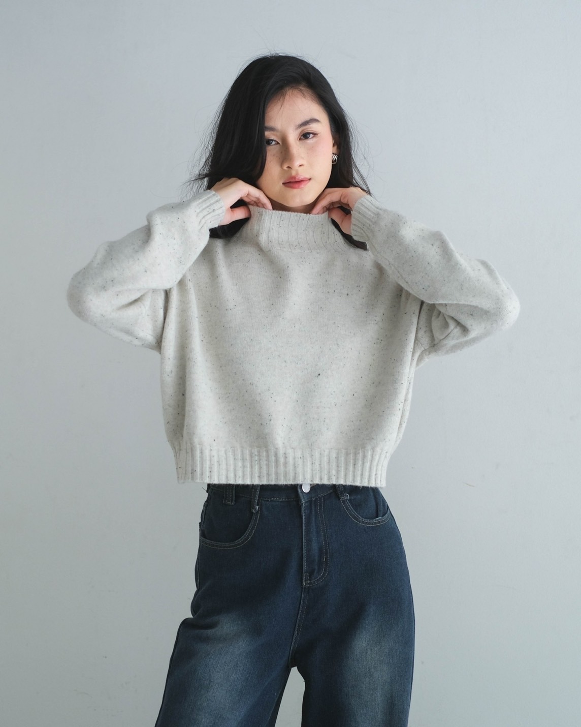 Berina Turtleneck Longsleeve Kode 213D Beige - Image 2