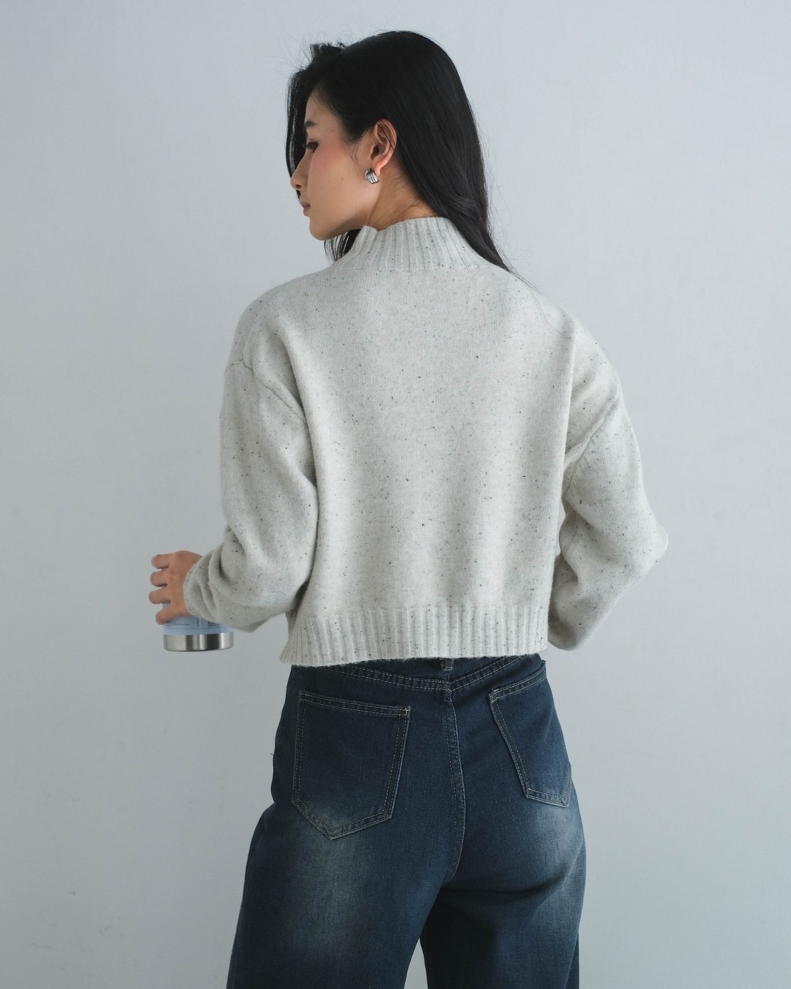 Berina Turtleneck Longsleeve Kode 213D Beige - Image 3