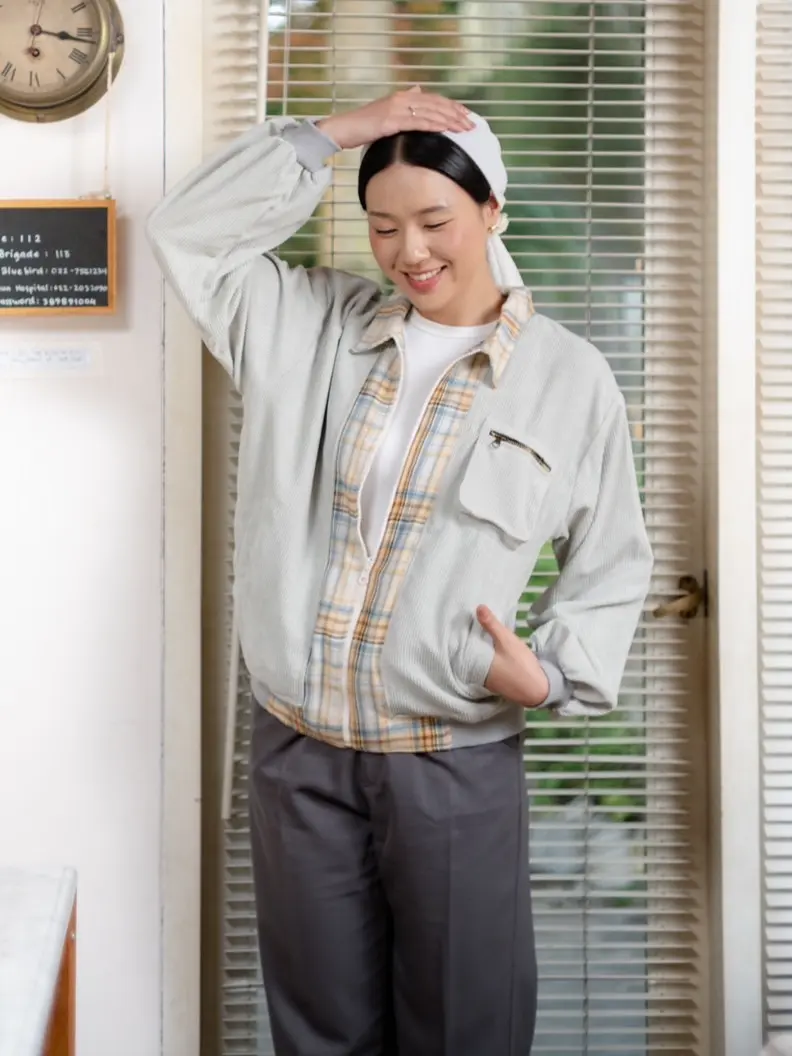 (Grandpa’S) Tazza Jacket Light Grey