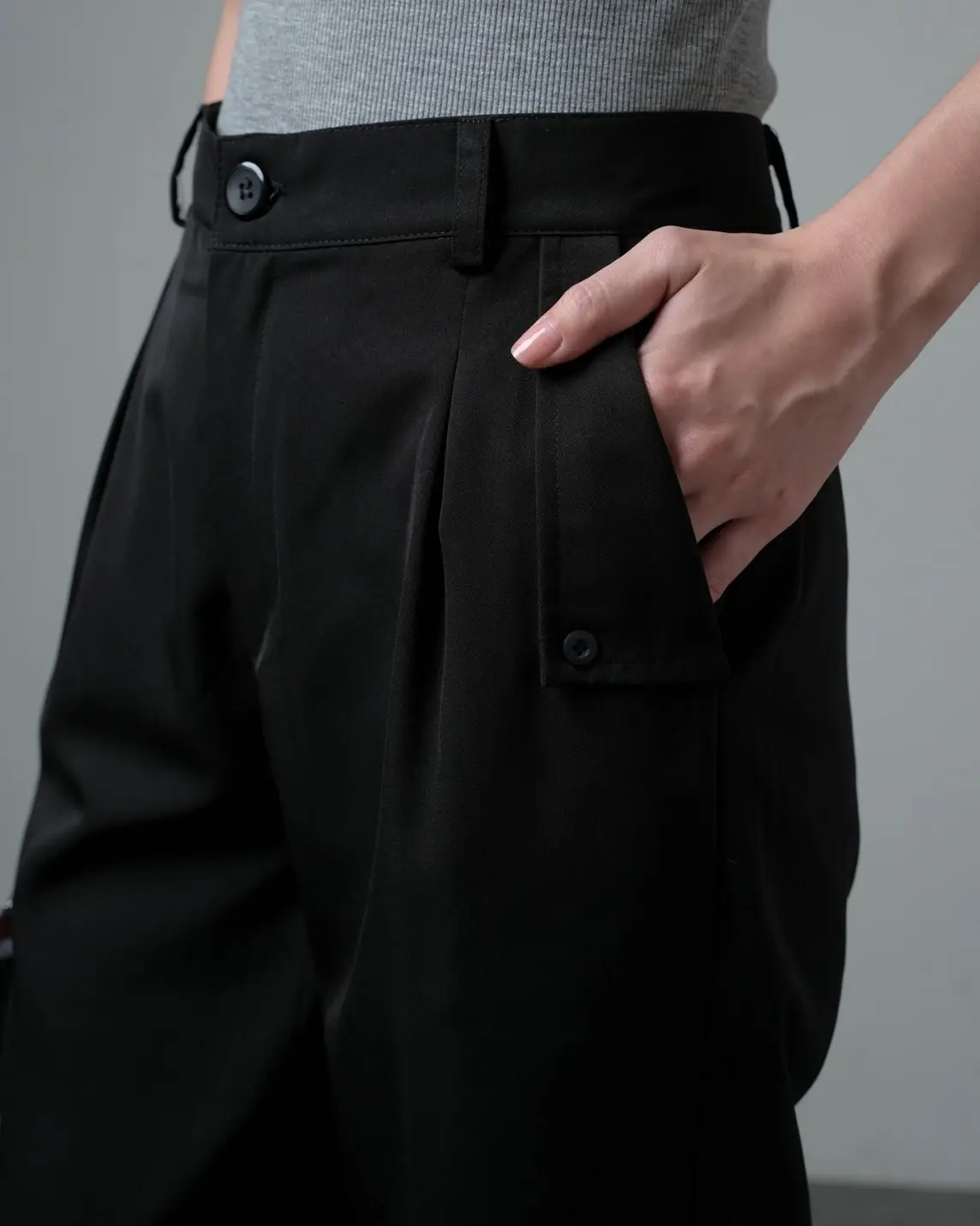 (Grandpa'S) Mitch Pants Black - Image 2