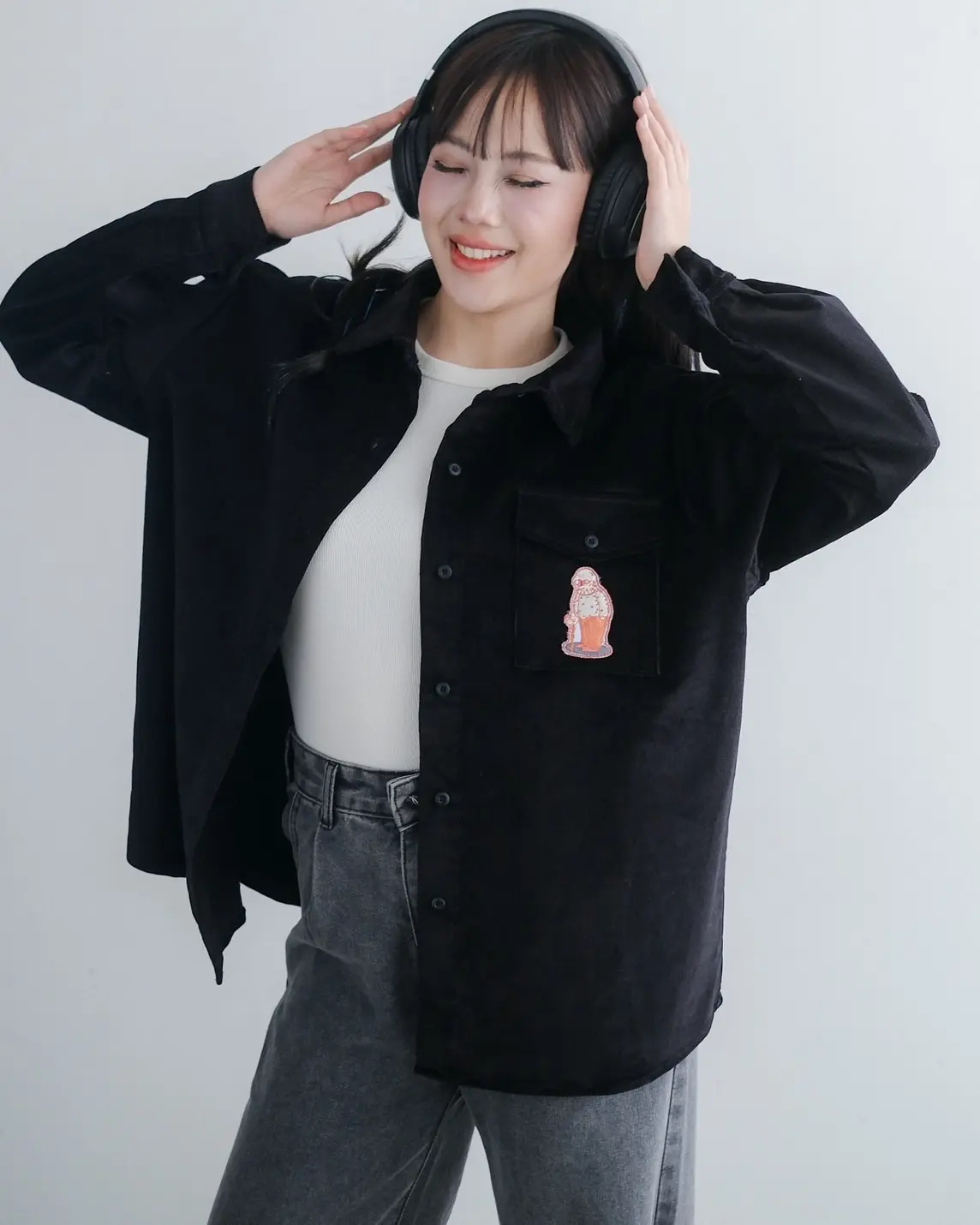 (Grandpa'S) Gramps Shirt Black