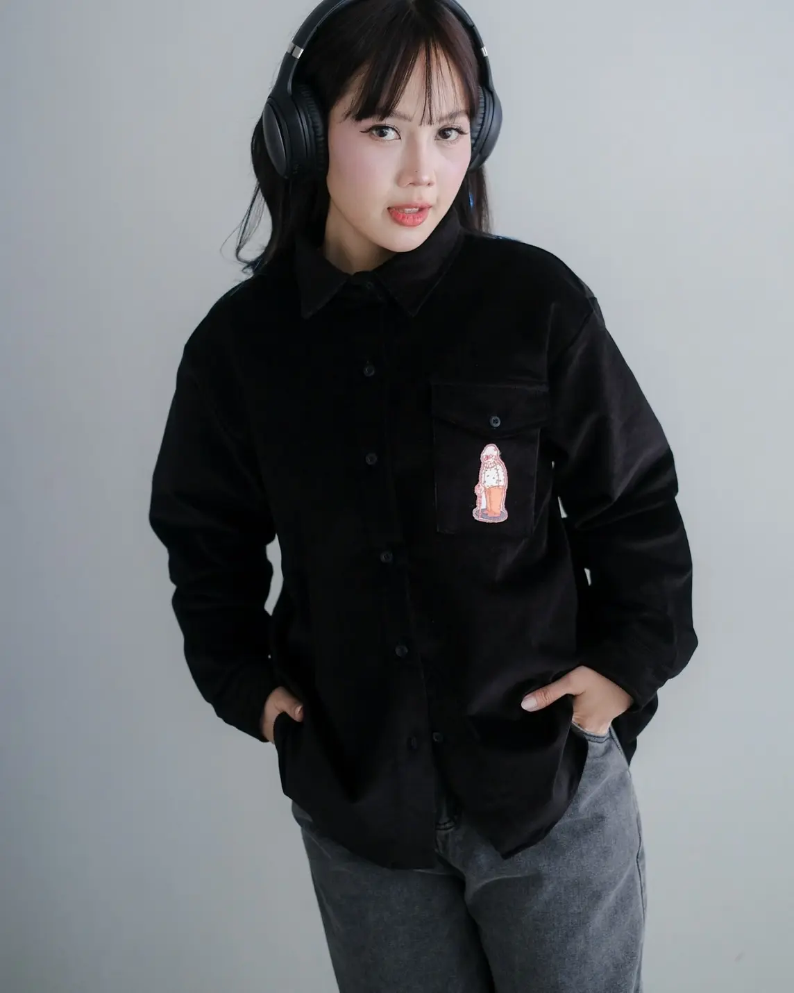 (Grandpa'S) Gramps Shirt Black - Image 3