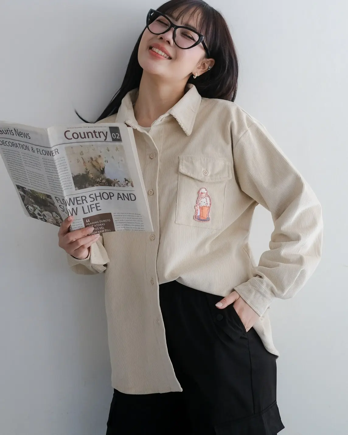 (Grandpa'S) Gramps Shirt Beige - Image 2