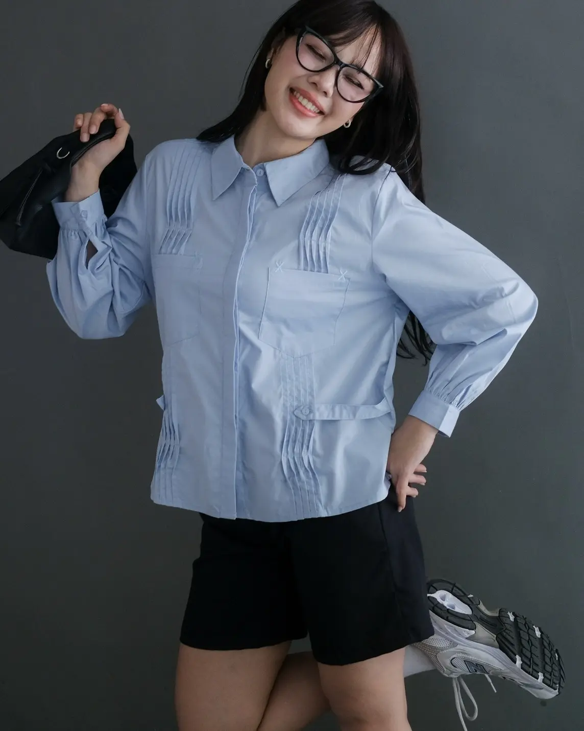 (Grandpa'S) Minara Shirt Kode 3268 Blue - Image 2