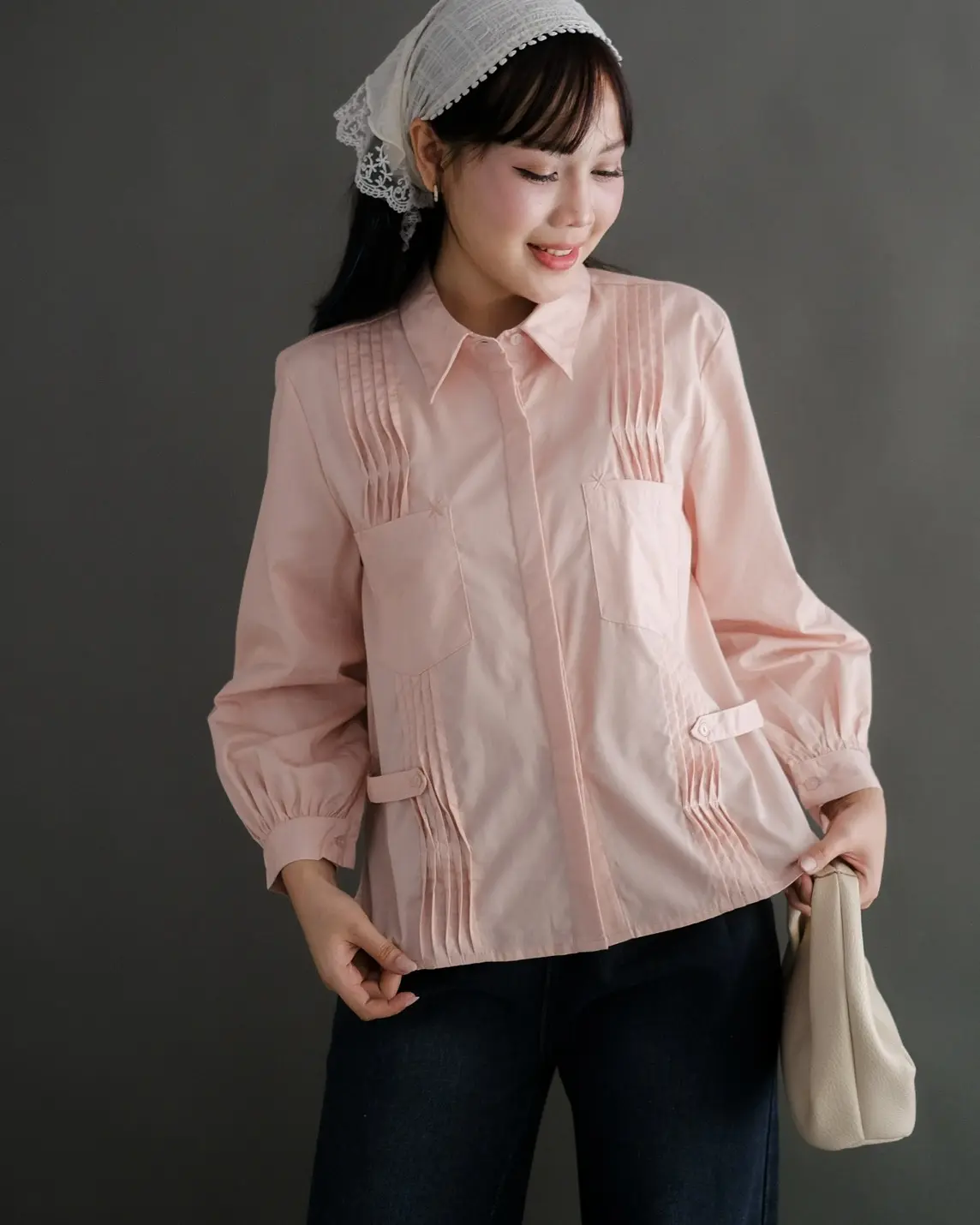 (Grandpa'S) Minara Shirt Kode 3268 Pink