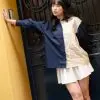 Hadley Shirt Navy-Cream - Image 3