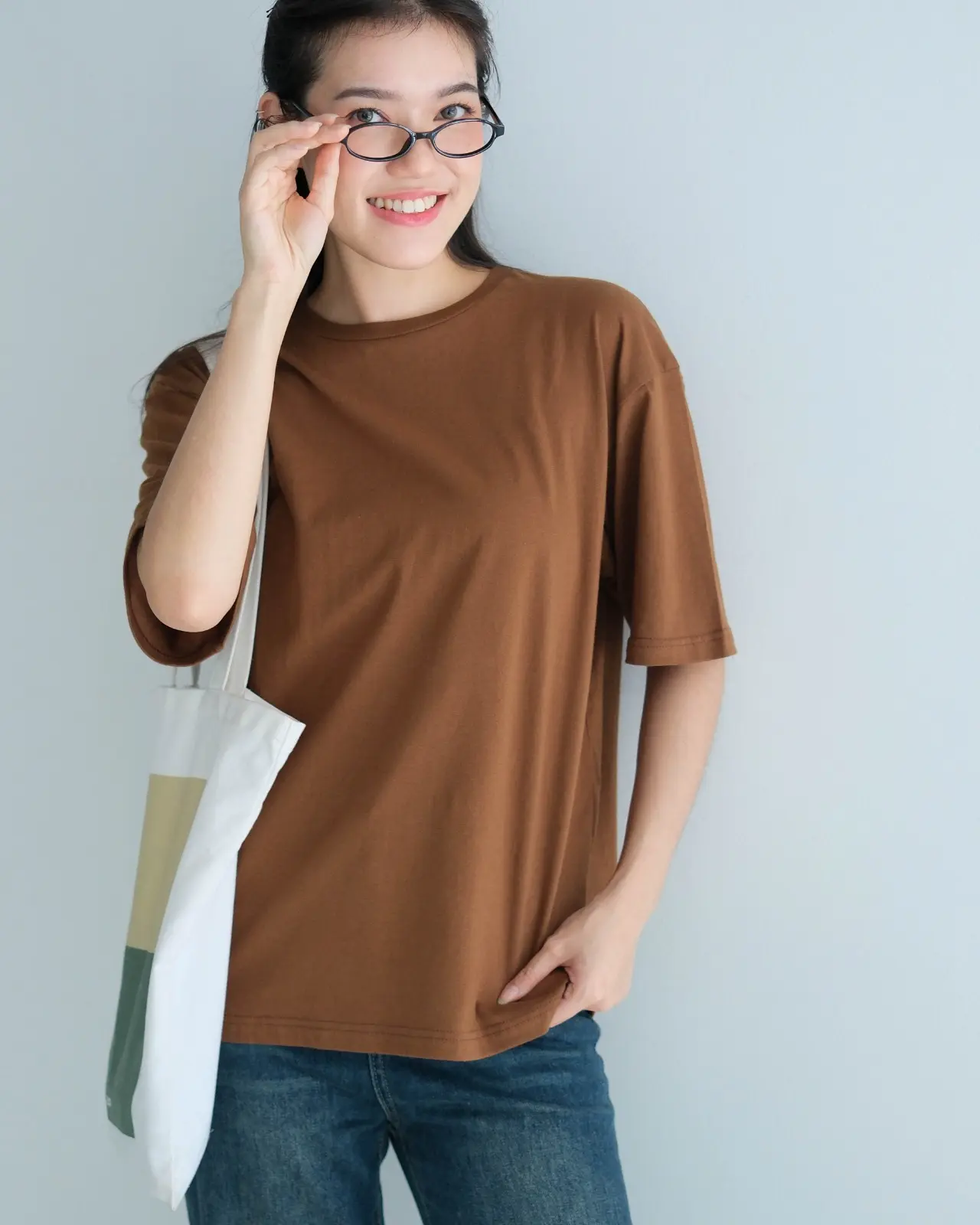 Rieka Basic T-Shirt Brown