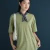Rieka Basic T-Shirt Light Olive Green - Image 2