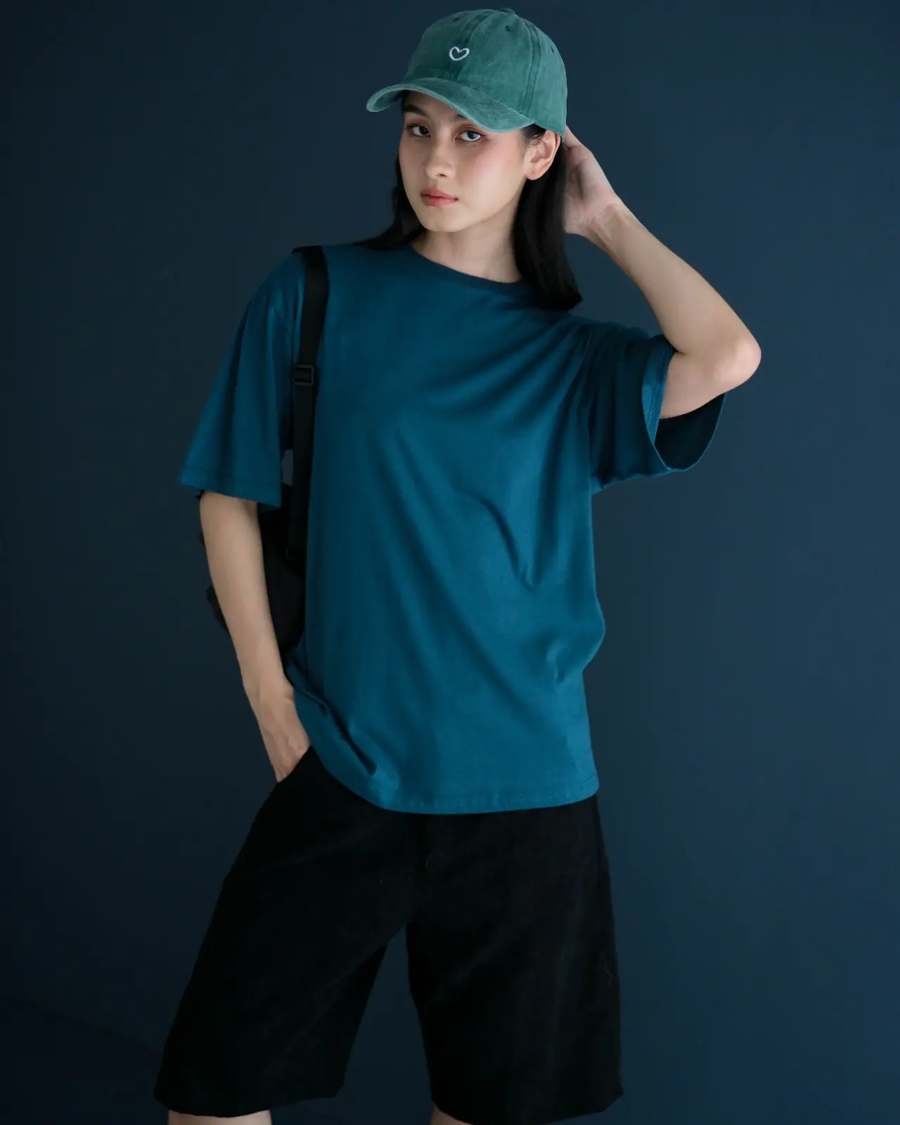 Rieka Basic T-Shirt Atlantic Sea