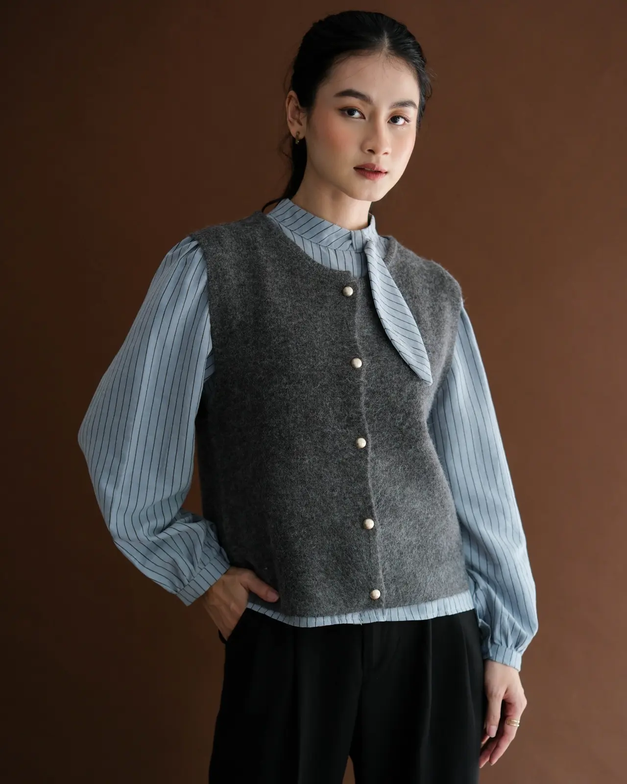 Xaviera Set Kode 214D Dark Grey - Image 2