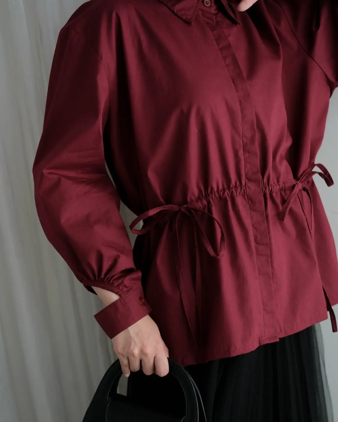 Galena Shirt Maroon - Image 3