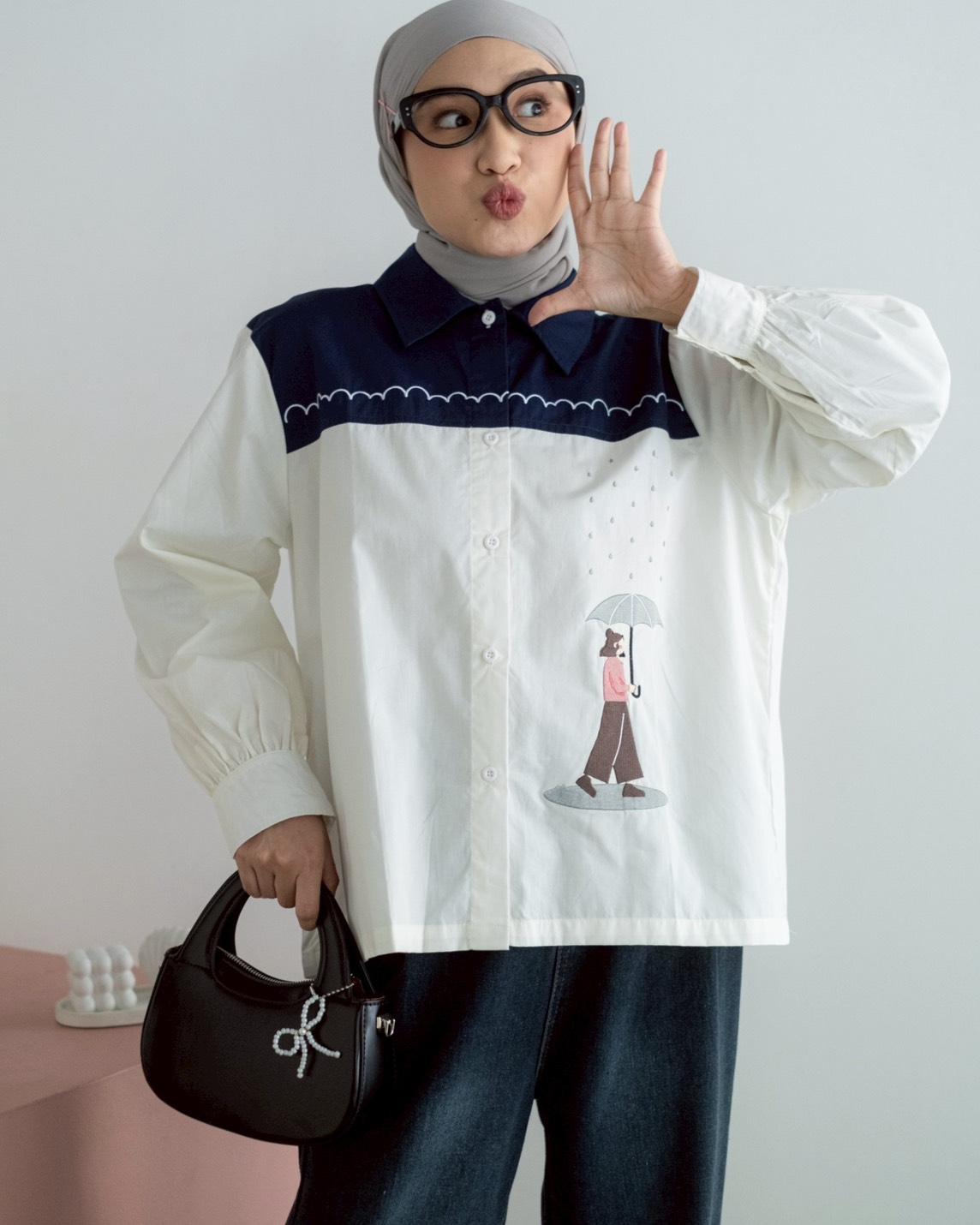 Ame Shirt Midnight Blue