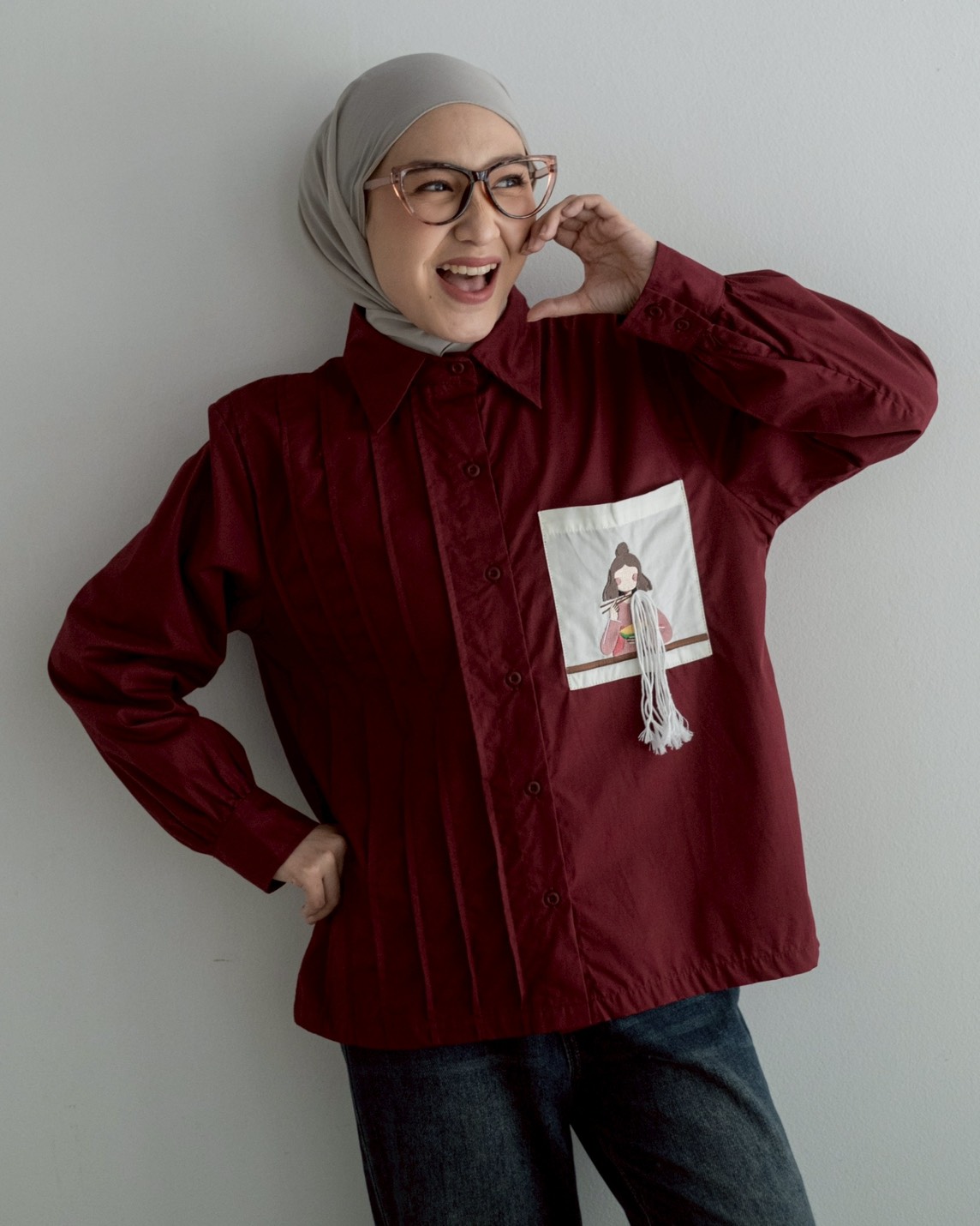 Hashi Shirt Red Cherry