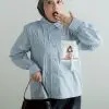 Hashi Shirt Blue - Image 4