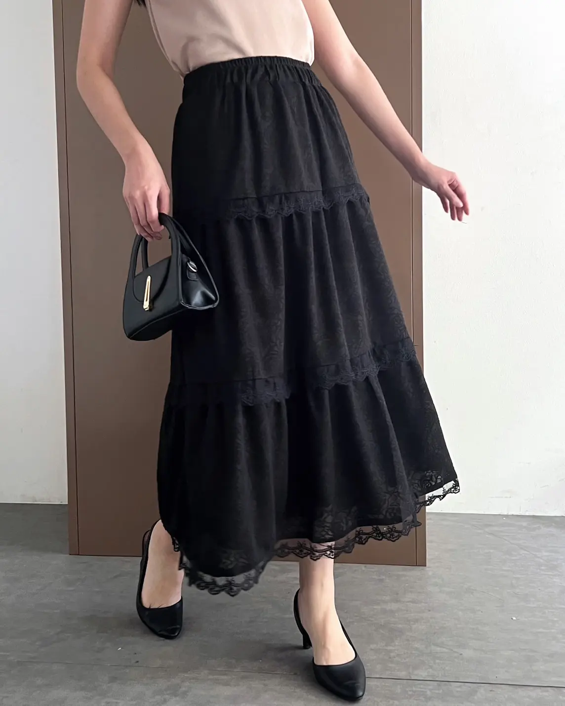Cheima Skirt Kode 227D Black - Image 3