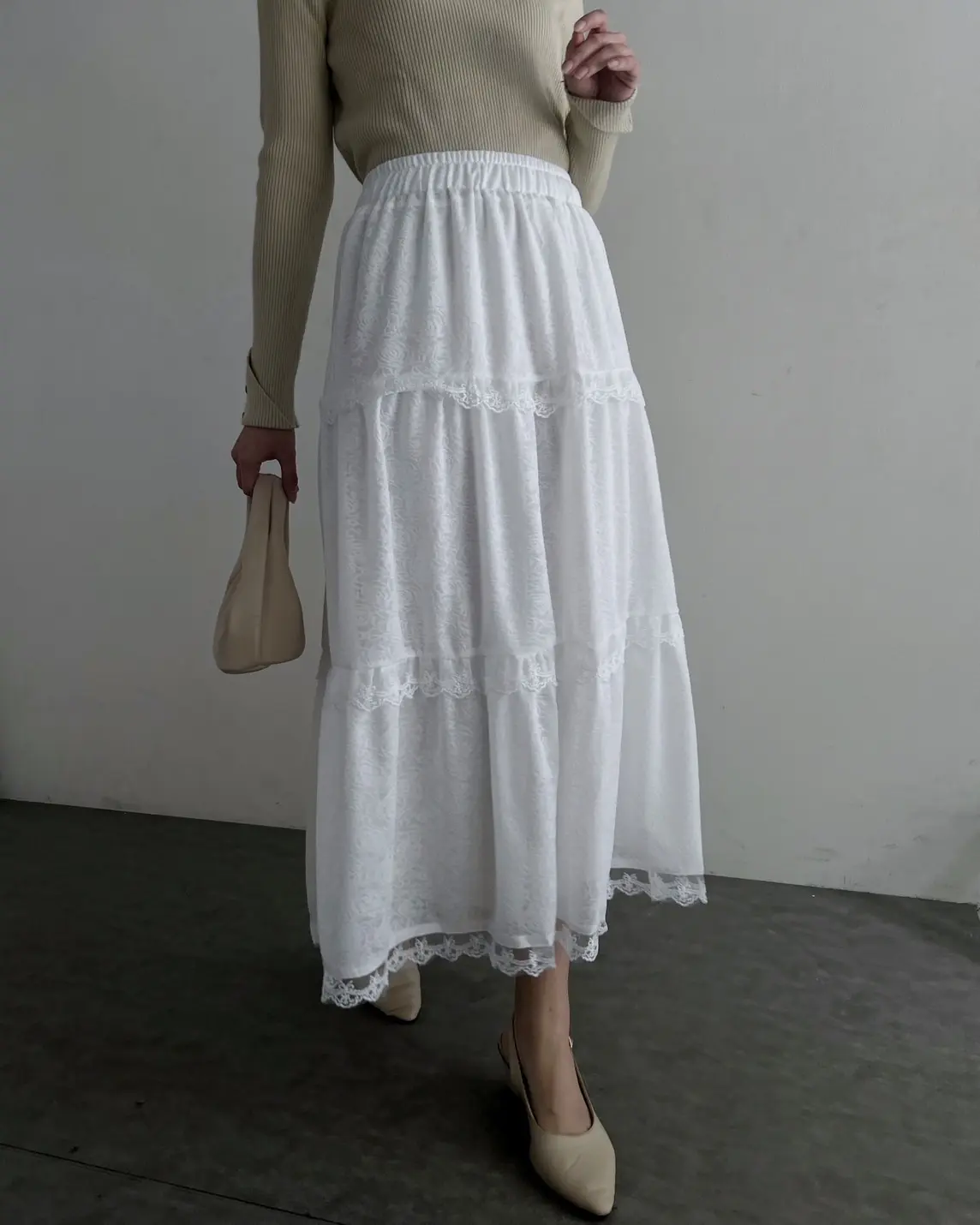 Cheima Skirt Kode 227D Broken White - Image 2