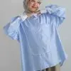 Doskan Stripe Shirt Kode 1403 Blue