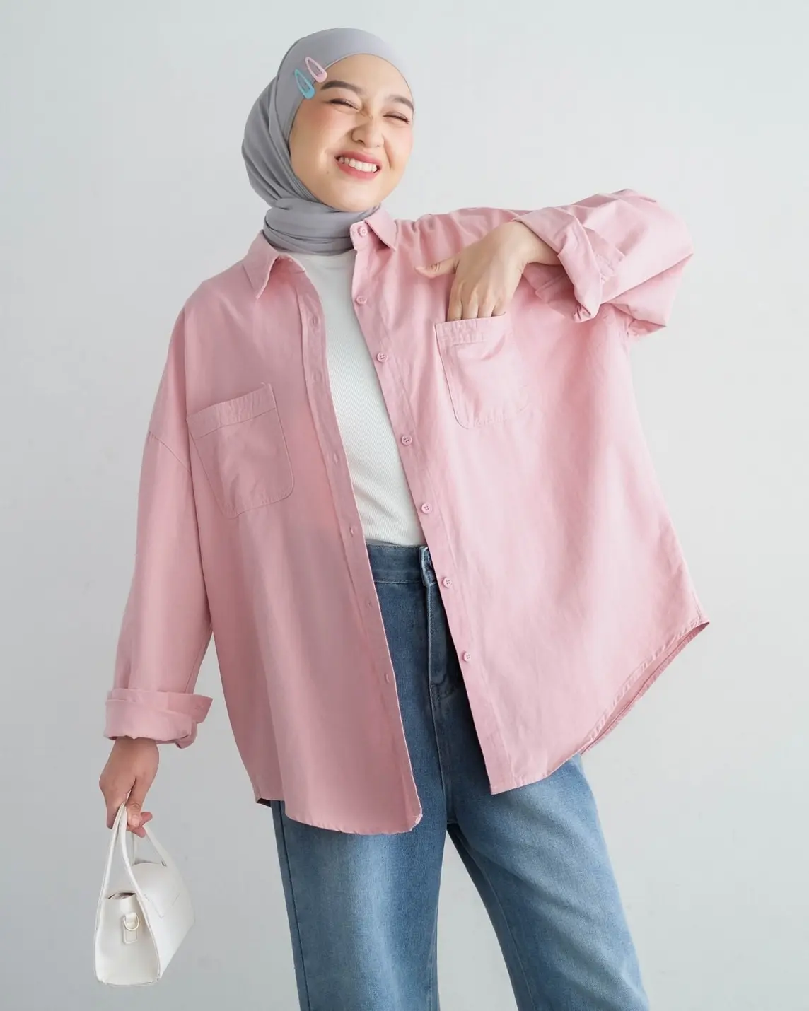 Eluna Shirt Kode 820501 Pink