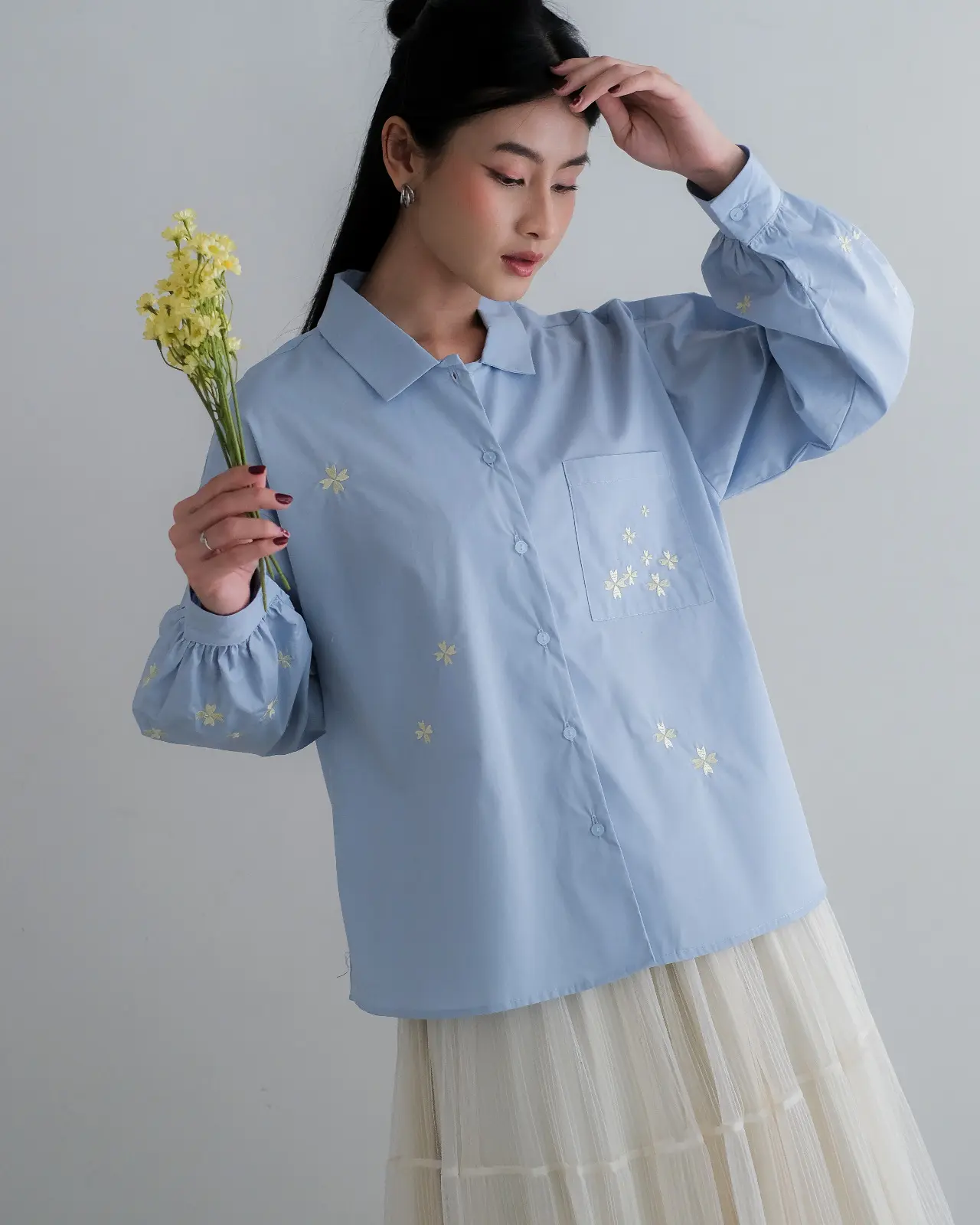 Floriesa Shirt KODE 1401 Blue