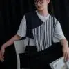 Jalfa Corduroy Vest Navy