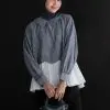 Nore Stripe Longsleeve Kode 1404 Misty Black - Image 2