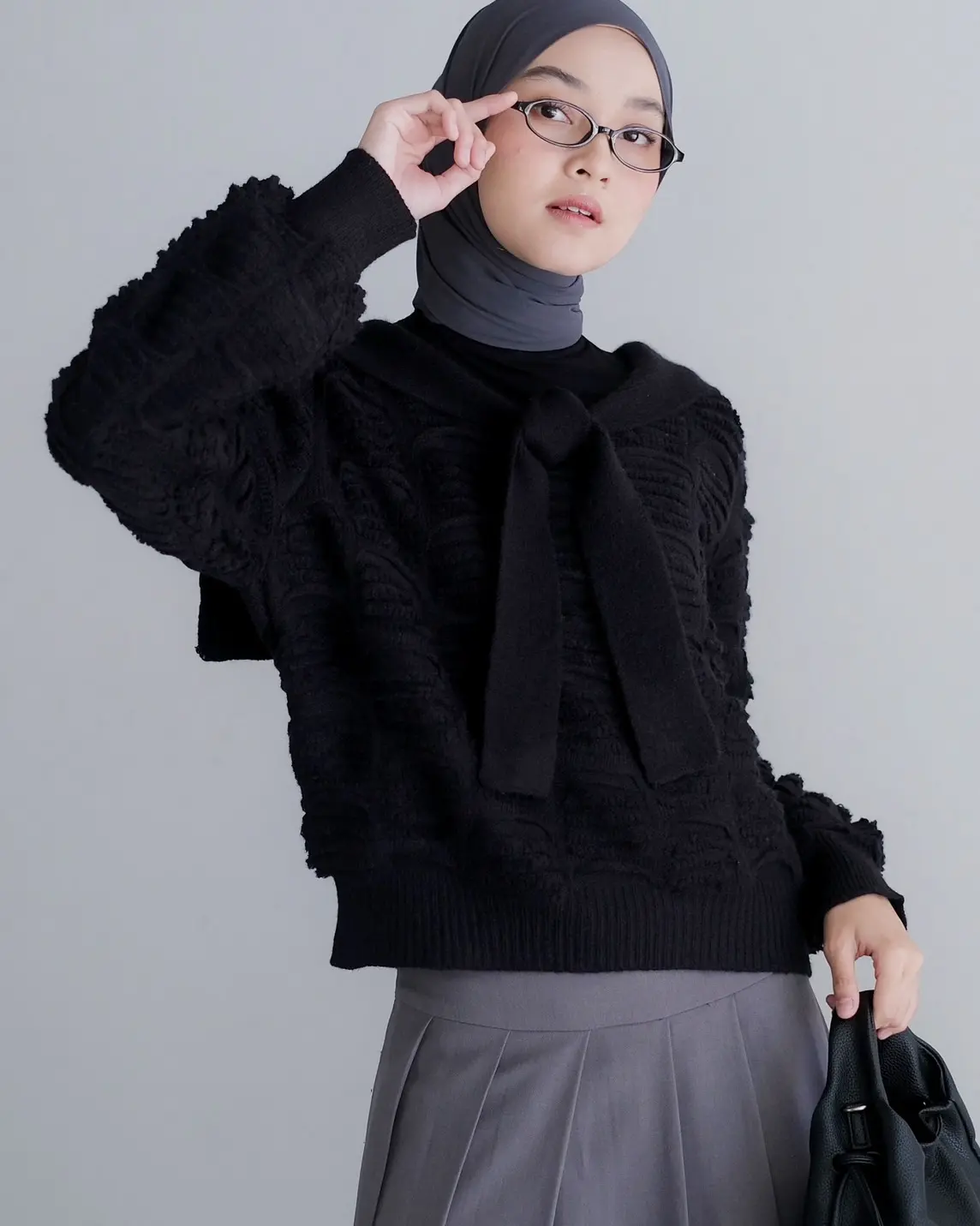 Sanvia Longsleeve Kode 217D Black - Image 2
