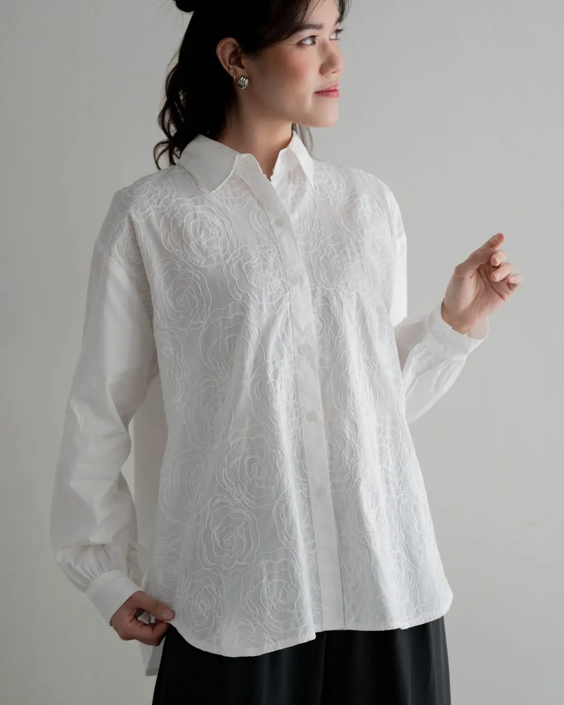 Selvia Shirt Kode 70705-1 Broken white