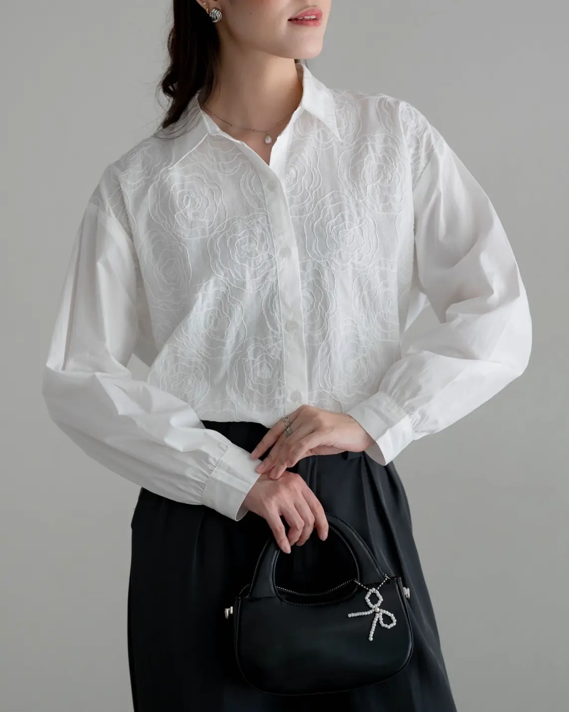 Selvia Shirt Kode 70705-1 Broken white - Image 2