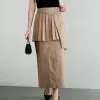 Venchy Skirt Khaki - Image 2