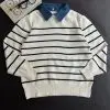 Xenobi Stripe Longsleeve Kode 22D Broken White