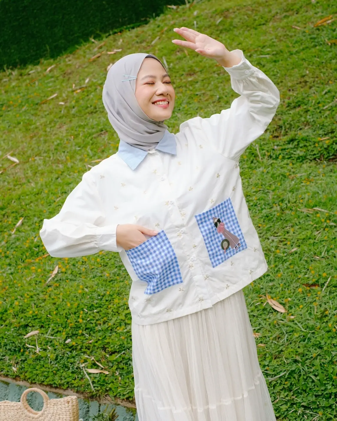 Piku Shirt Blue - Image 2