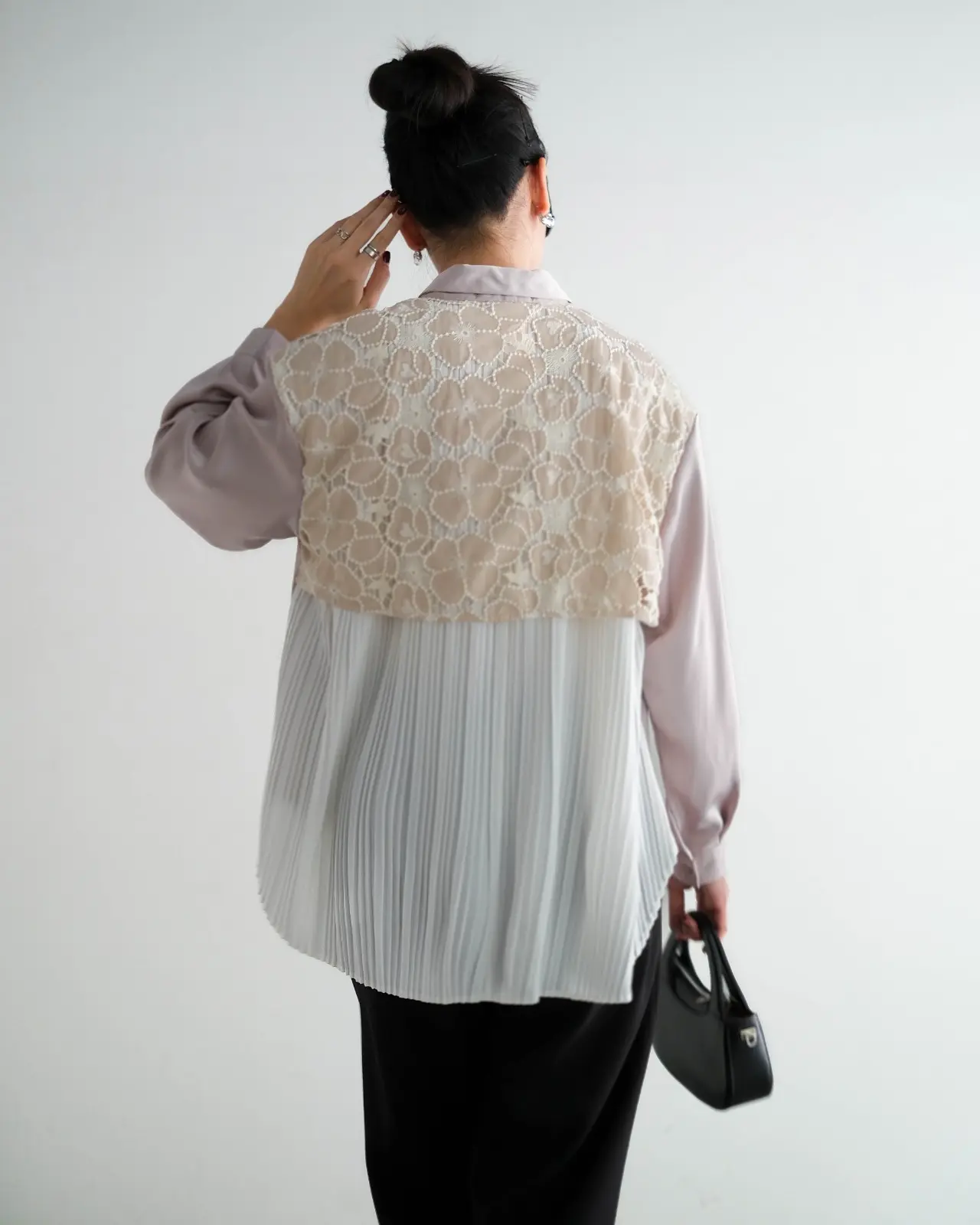 Chanita Shirt Kode 60086 Light Grey - Image 2