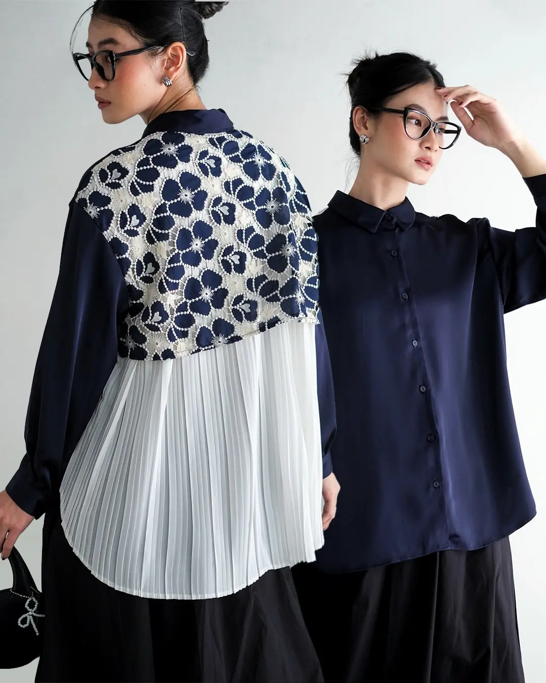 Chanita Shirt Kode 60086 Navy