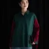 Nimamo Shirt Kode 20290 Glass Green - Maroon