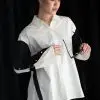 Nimamo Shirt Kode 20290 Broken White-Black
