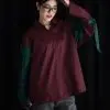 Nimamo Shirt Kode 20290 Maroon-Glass Green