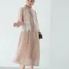 Adriel Maxi Dress Kode 334-2249 Peach - Image 3