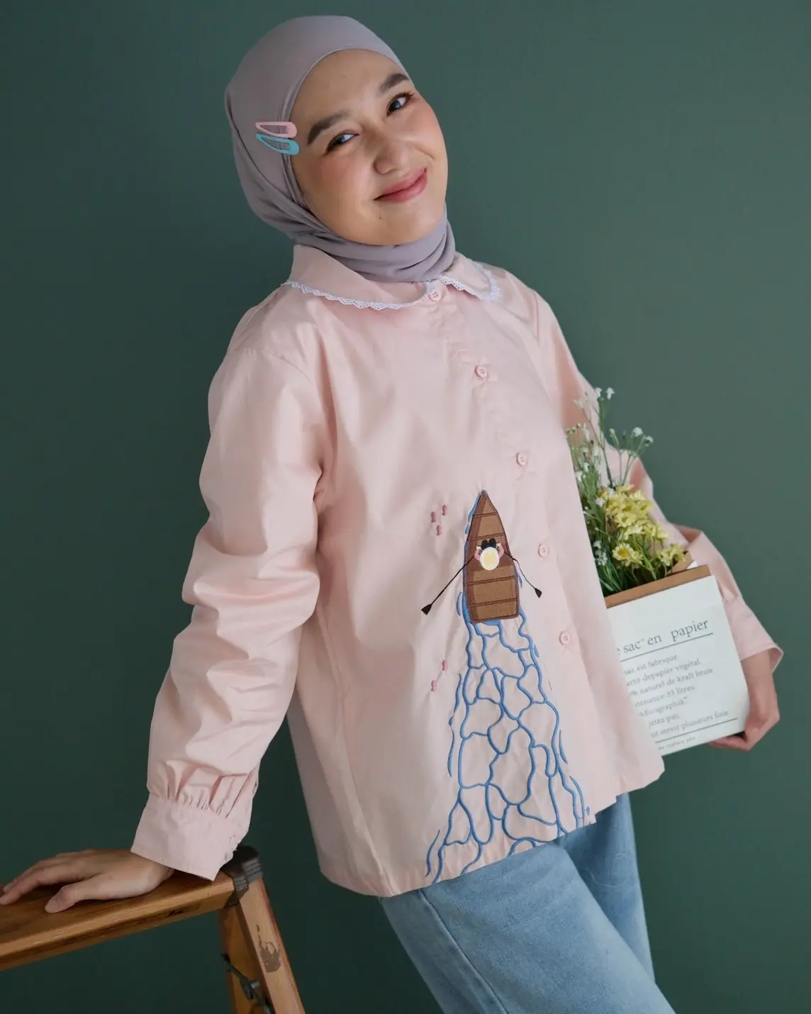 DIPTI Shirt Pink - Image 2