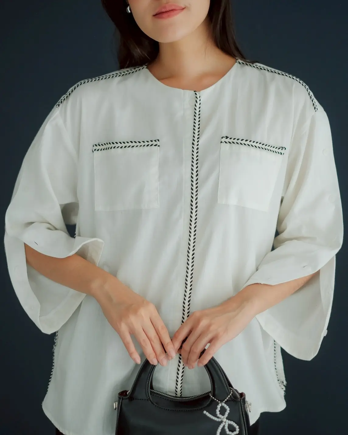Lupita Shirt Kode 3282 Broken White
